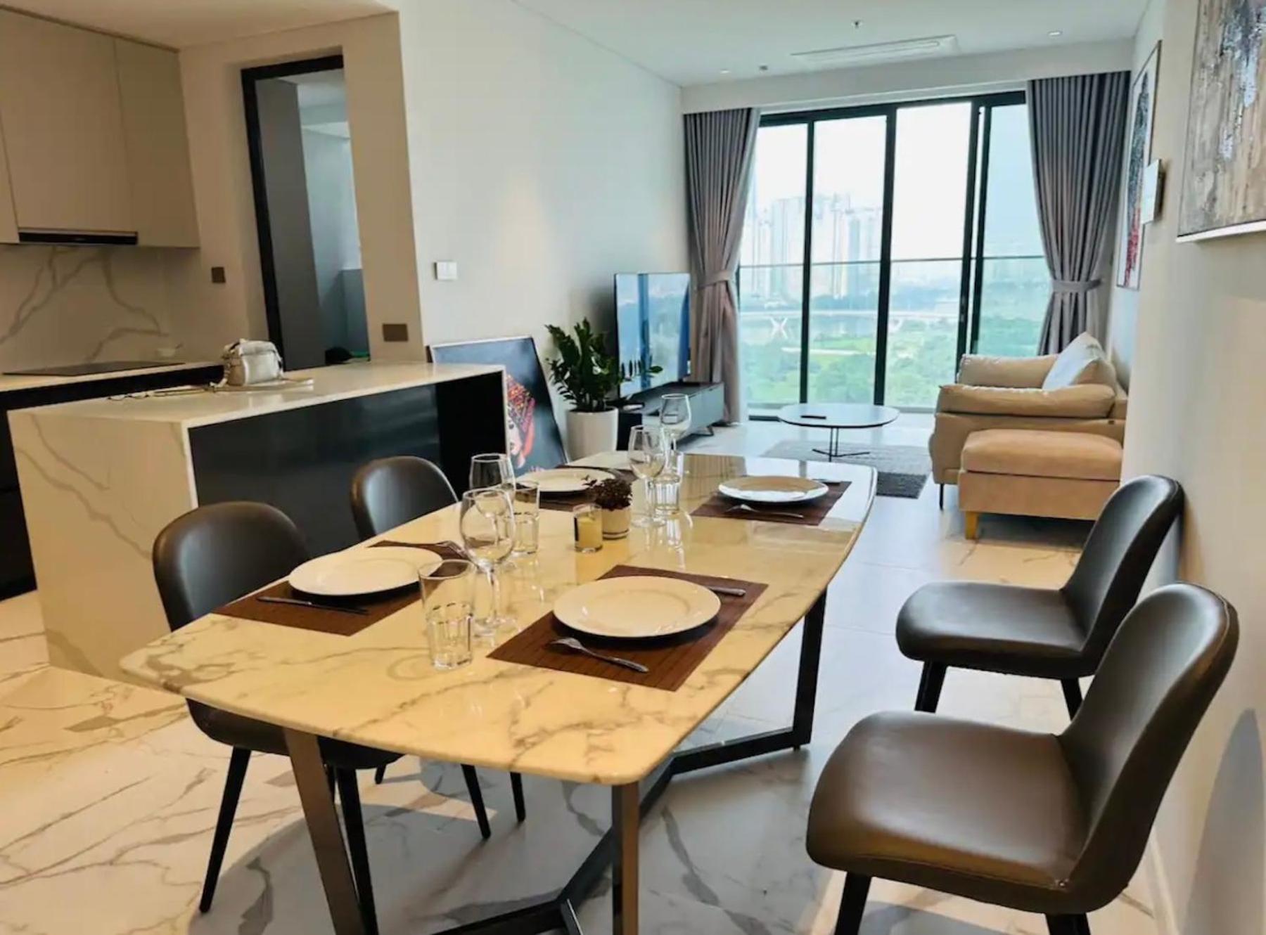 The Crest-Central Saigon Riverside -Free Pool-Gym-Sauna Room-Yoga Room Ho Chi Minh City Bagian luar foto
